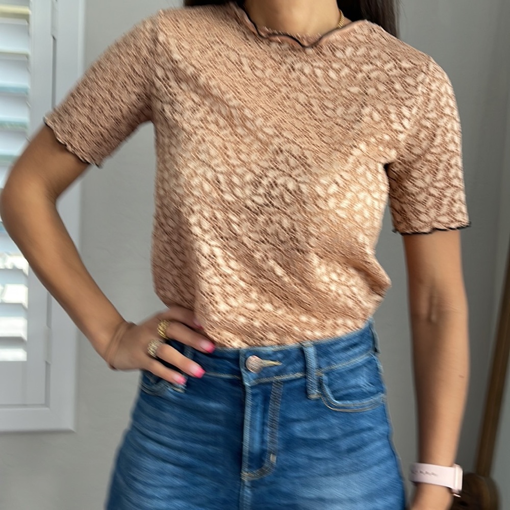 🤎Caramel Lace Top🤎